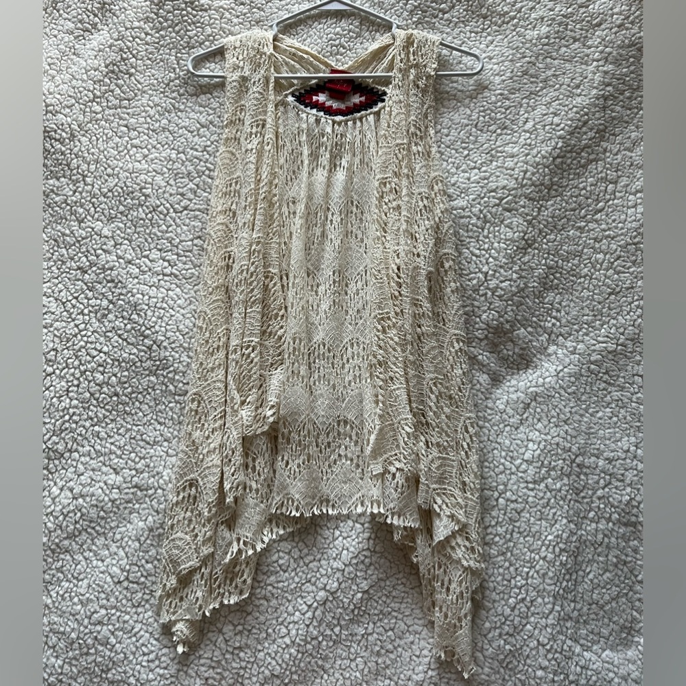 Lace Vest, Size XL